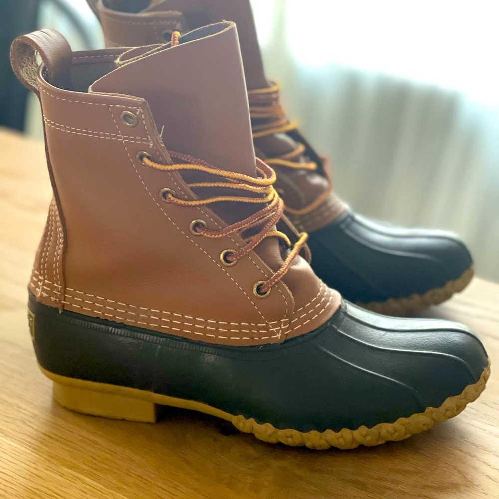 LL Bean waterproof duck boots size 7